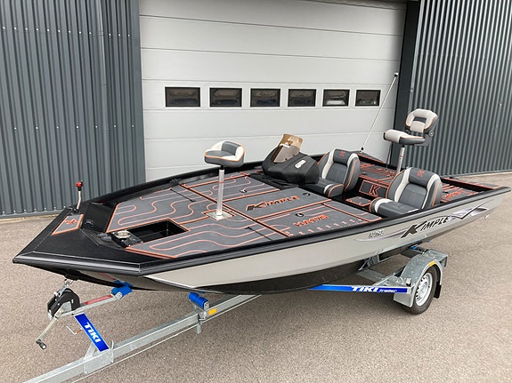 Kimple Hawk 175 Bass Pro, aluminimsbåt 21 of 30