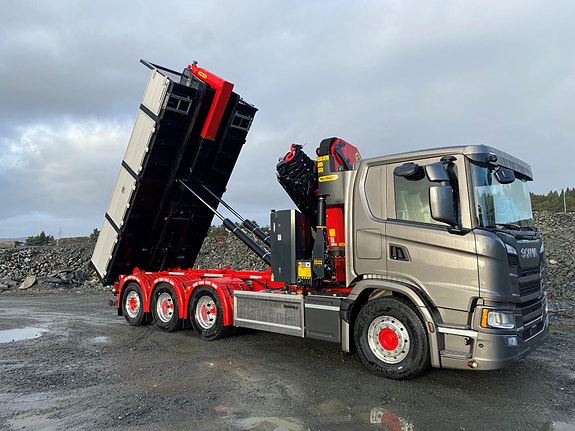 34 tonnmeter kran m.krokløft