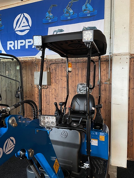 Rippa KAMPANJE!  ( R10 eco +, med pilotstyring ) 1 Tonn minigraver 5 of 5