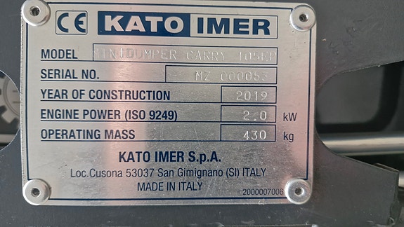 Kato ELEKTRISK Minidumper Carry 105EP 13 of 13