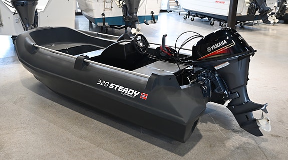 ** UTSTILLINGSKUPP ** Steady 320 Special Edition + Yamaha F9,9HES 4 of 6
