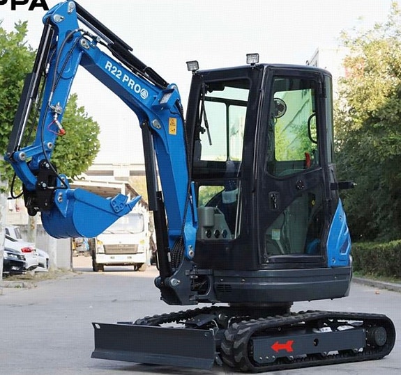 Rippa R22 PRO 2.4 tonn med kubota D1105 Motor