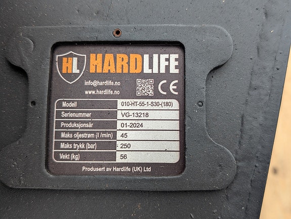 Hardlife 55 liter Hydraulisk pusseskuffe 4 of 9