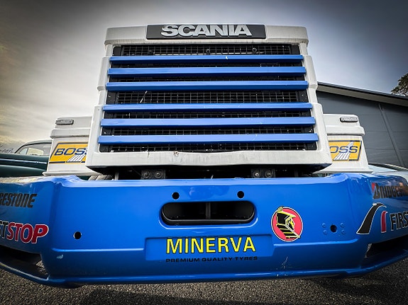 Scania T-143M Racing Truck Snutebil - V8 motor - 950 hk - Spesialbygget av Scania i 1989 11 of 30