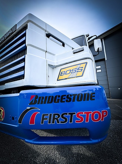 Scania T-143M Racing Truck Snutebil - V8 motor - 950 hk - Spesialbygget av Scania i 1989 12 of 30