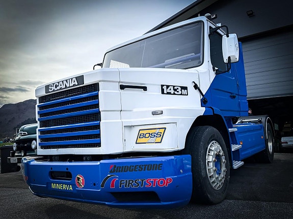 Scania T-143M Racing Truck Snutebil - V8 motor - 950 hk - Spesialbygget av Scania i 1989 9 of 30