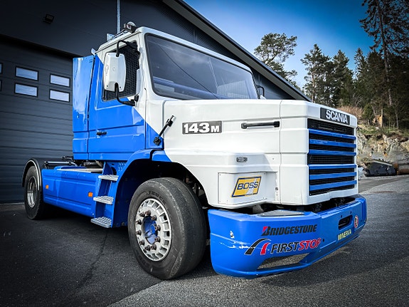 Scania T-143M Racing Truck Snutebil - V8 motor - 950 hk - Spesialbygget av Scania i 1989 3 of 30