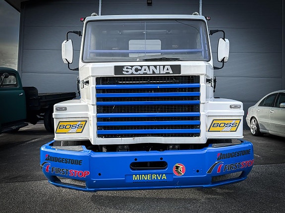 Scania T-143M Racing Truck Snutebil - V8 motor - 950 hk - Spesialbygget av Scania i 1989 2 of 30