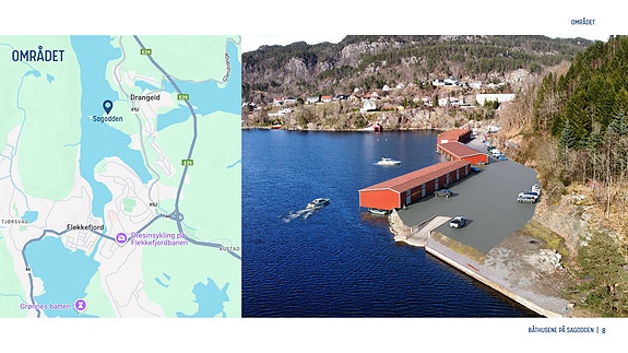 Sagodden småbåthavn på Drangeid i Flekkefjord - 11 SOLGT/RESERVERT - 26 Utrolig flotte og romslige båthus med parkering 8 of 11