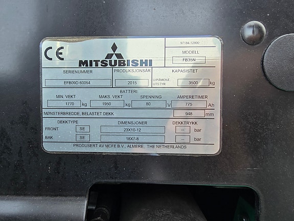 Mitsubishi FB35N 10 of 11