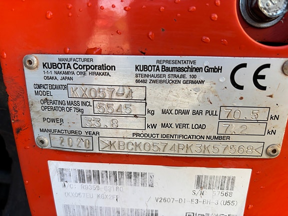 Kubota KX057-4 11 of 11