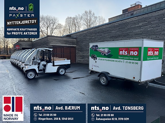 Paxster Compact - Elektrisk nyttekjøretøy 17 of 17