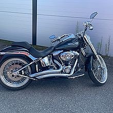 Harley-Davidson Fatboy Custom, betydelig påkostet, meget pen 4 of 5