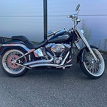 Harley-Davidson Fatboy Custom, betydelig påkostet, meget pen 2 of 5