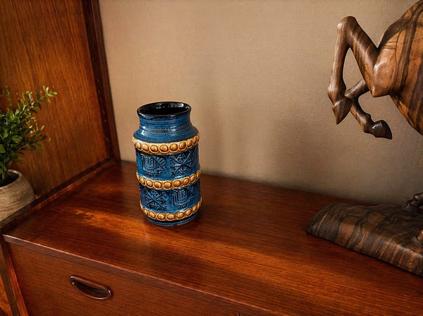 Vintage Bay Keramik Vase (West German Pottery) - 1960-/70-tallet