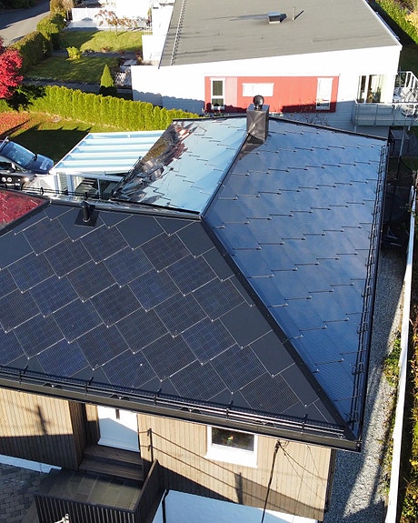 Solcelle tak utført 2023