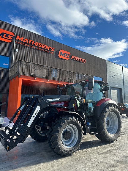 CASE IH Vestrum 130 CVX med Quicke Q4m laster.