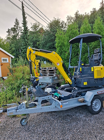 Rima 1200 kg med kubota motor D902