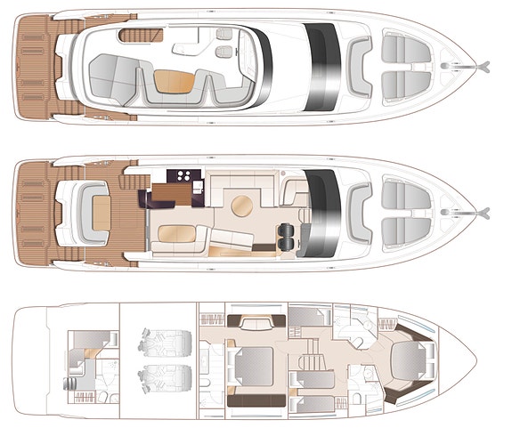 2024 Princess F65 med bimini 20 of 20