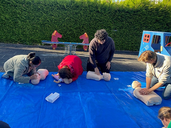 Førstehjelpskurs hver høst i barnehagen