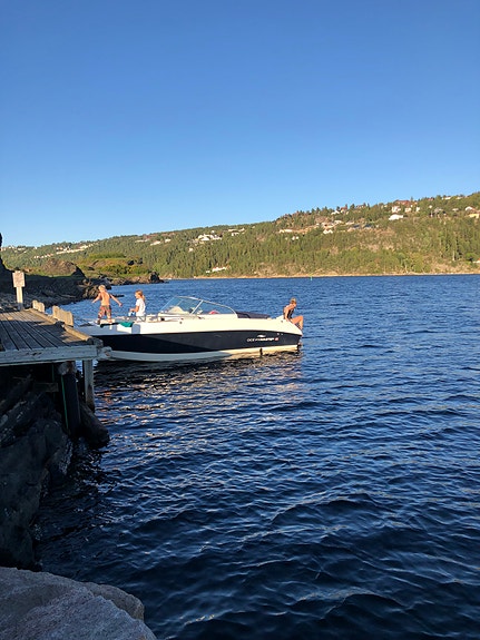 Solid og sjøsterk familiebåt – Evinrude 130 hk – nylig storservice 10 of 13