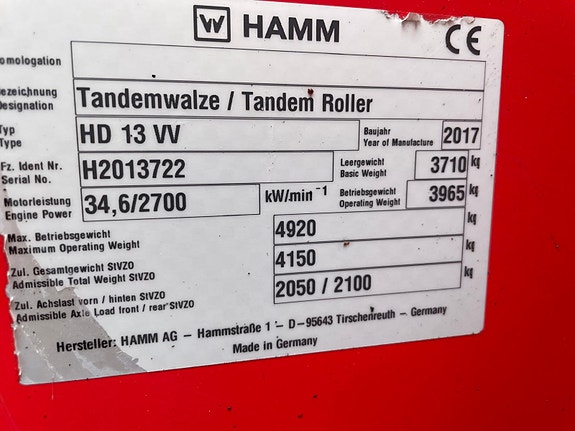 Hamm HD 13 VV 7 of 16