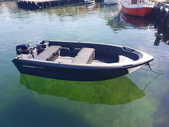Pioner 14 active m/Yamaha F9,9 HMHL m/manuell start 3 of 7