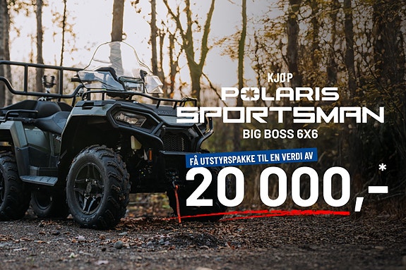 Polaris Sportsman 6x6 NÅ Kampanjepris !