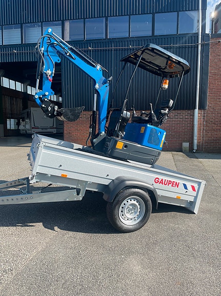 Rippa Pakketilbud! 1 tonn minigraver+tilhenger. 3 of 5