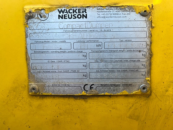 Wacker Neuson DT15 ny service og nye belter 27 of 28