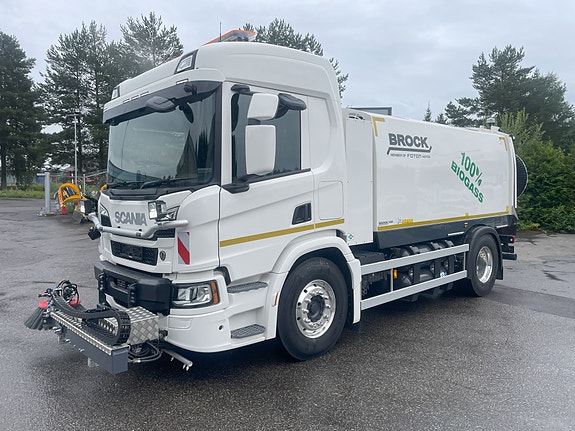 Scania Brock VS6 på Scania P340 4x2 CNG Biogass chassis 2 of 8