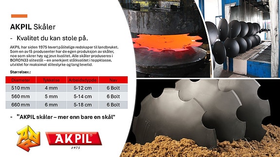 Akpil Gepard Skålharv Slep + SP Drill Såmaskin 2 of 10