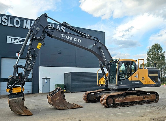 Volvo EC250 ENL, 2015 Mod, GPS, Rototilt, 2 Skuffer, Ny sertifisering. 2 of 5