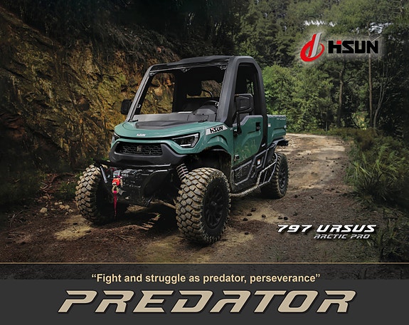 Hisun Ursus PRO 797 med webasto og tett hytte 2 of 4