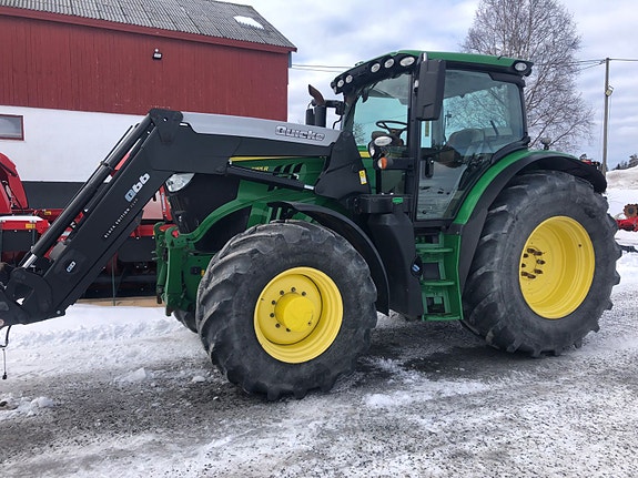 John Deere 6155R 50 KM 2016, kr 839 000,-