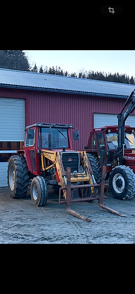 Massey Ferguson 590 med laster. Privat salg uten mva