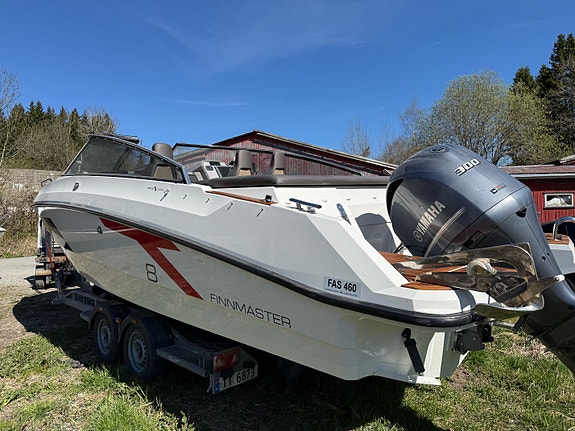 Velholdt Finnmaster T8 m/ Yamaha F300 og mye utstyr. Kun kjørt 150 timer!