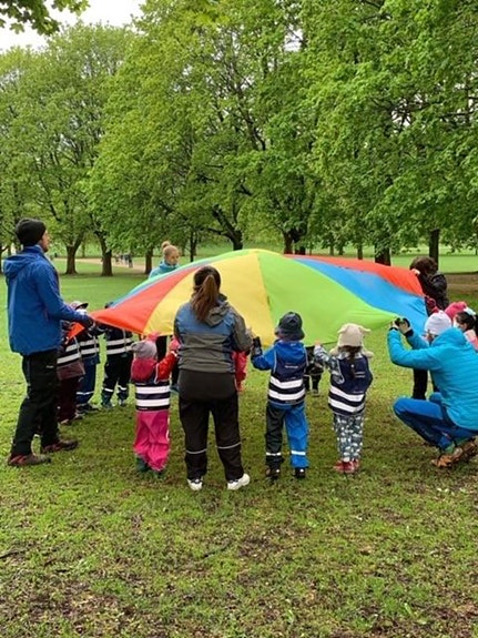 Godbiten barnehage med spennende aktivitet i nærområdet.