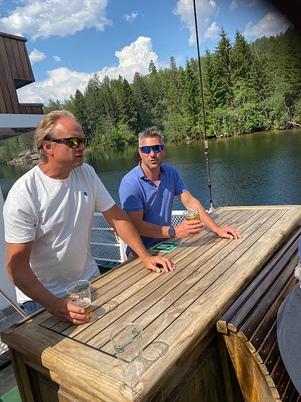 Asle og Geir fra sosial samling