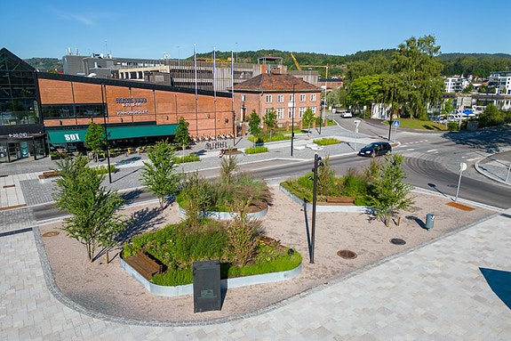 Utført jobb Franklintorget i Porsgrunn