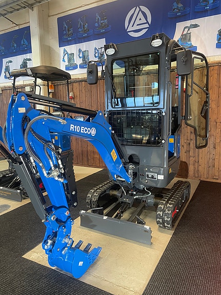 Rippa R10 eco pro+ 1.1 tonn minigraver, topp modellen med hytte!