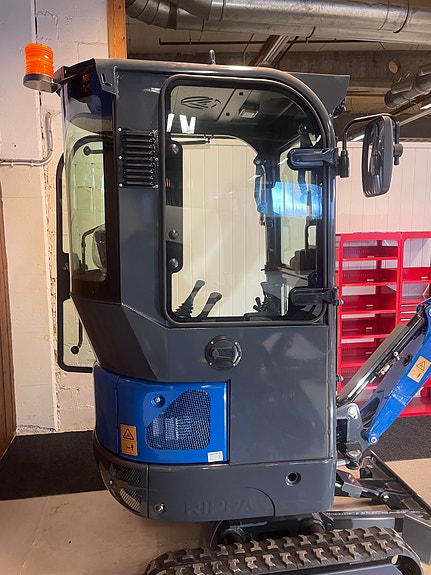 Rippa R10 eco pro+ 1.1 tonn minigraver, topp modellen med hytte! 5 of 5