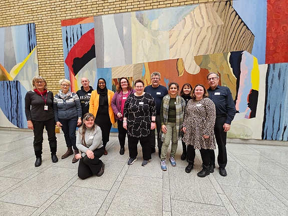 RBS-ene jobber for å ha god dialog med politikere. Her er vi samlet sammen med Marian Hussein i forbindelse med at vi møtte henne på Stortinget