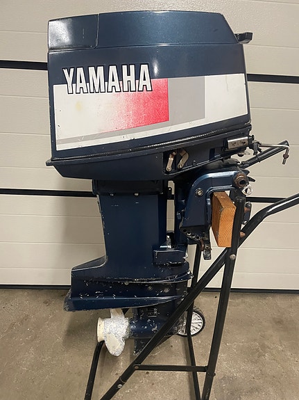 Yamaha 30 DMO autolube 1990 modell KORT stamme 3 syl snorstart m/kontrollboks