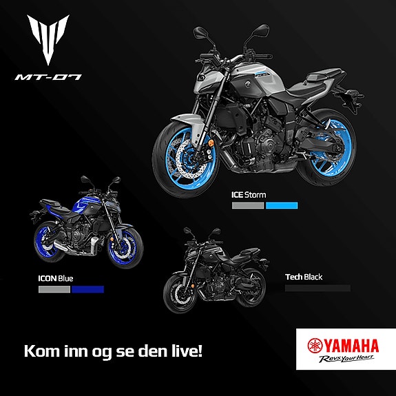 Yamaha MT 07 Y-AMT Automatgear 9 of 10