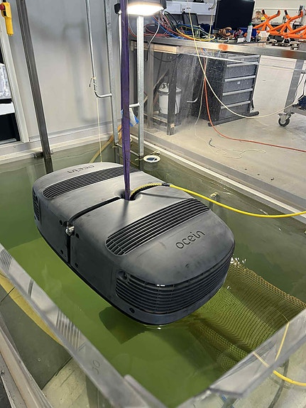 En av våre nye produkter under utvikling; autonom notvasker