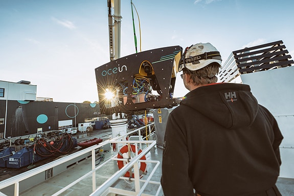 Vår egenutviklede ROV i bruk hos en av våre kunder