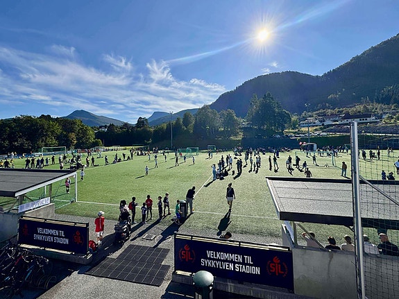 Miniturnering på Sykkylven stadion