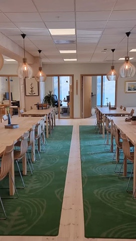 Kontorlokaler Skogkurs, 6. etg. Mjøsbrygga, Brumunddal. Foto: May-Sylvi Skinnerlien