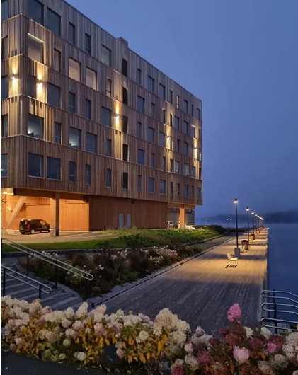 Kontorlokaler i 6. etg. på Mjøsbrygga. Foto: May-Sylvi Skinnerlien